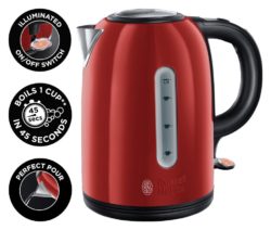 Russell Hobbs - Westminster - Red Stainless Steel - Kettle 20445